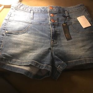 New Hi Waist Shortie Charlotte Russe Shorts
